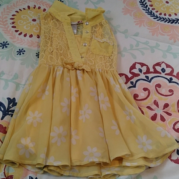yellow dress 2t